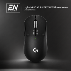 Logitech G PRO X3 SUPERSTRIKE Wireless Gaming Mouse – Midnight Black