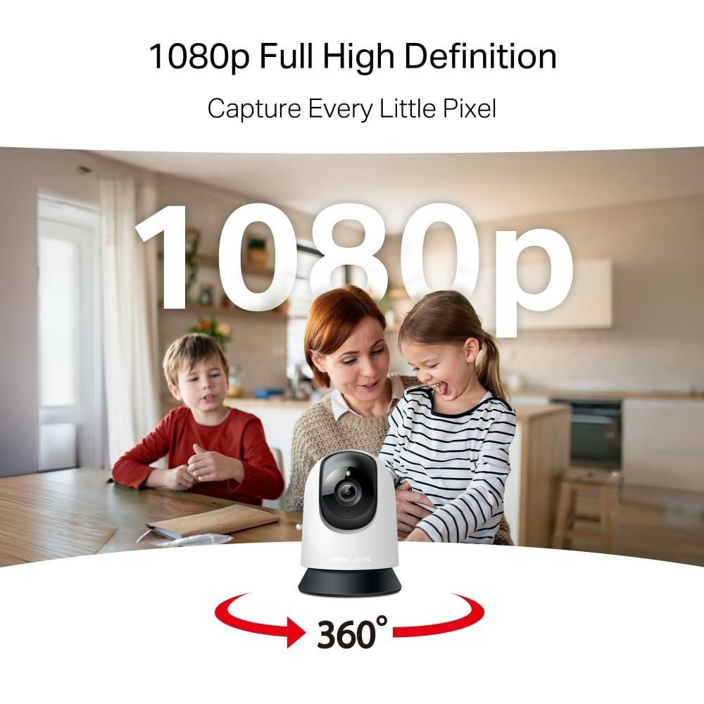 MERCUSYS MC200 Pan/Tilt Home Security Wi-Fi Camera - Image 3