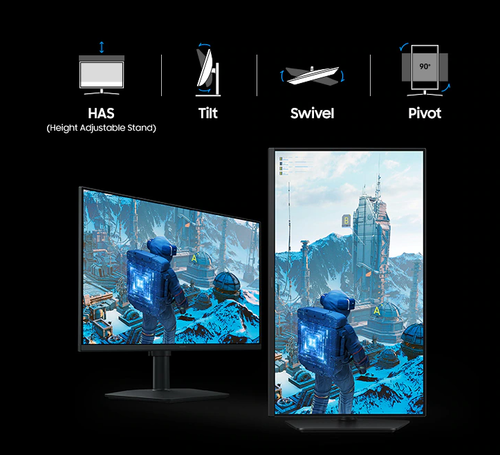 Samsung Odyssey G4 G40H 27" FHD 300Hz Gaming Monitor - Image 2