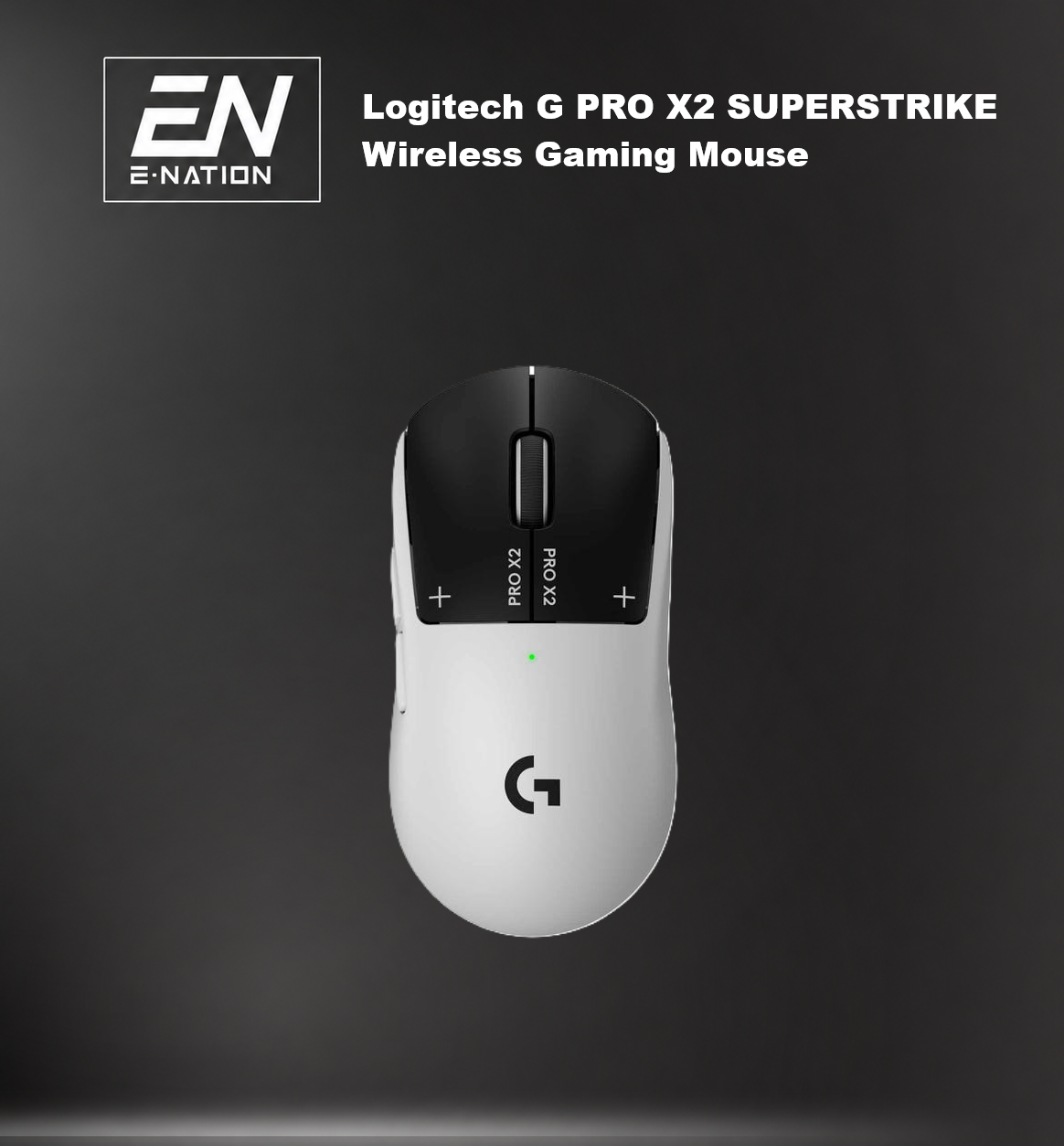 Logitech G PRO X2 SUPERSTRIKE Wireless Gaming Mouse – Lunar Eclipse